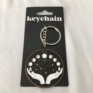 Trendy Moon Keychain